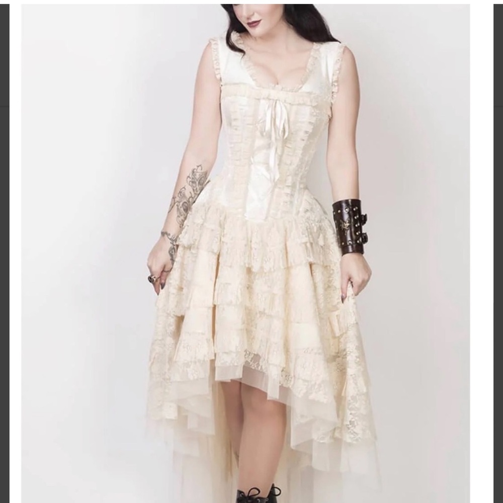 Victorian inspired corset dress